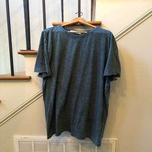 FREE PEOPLE “WE THE FREE” crew neck tee in washed teal size Large